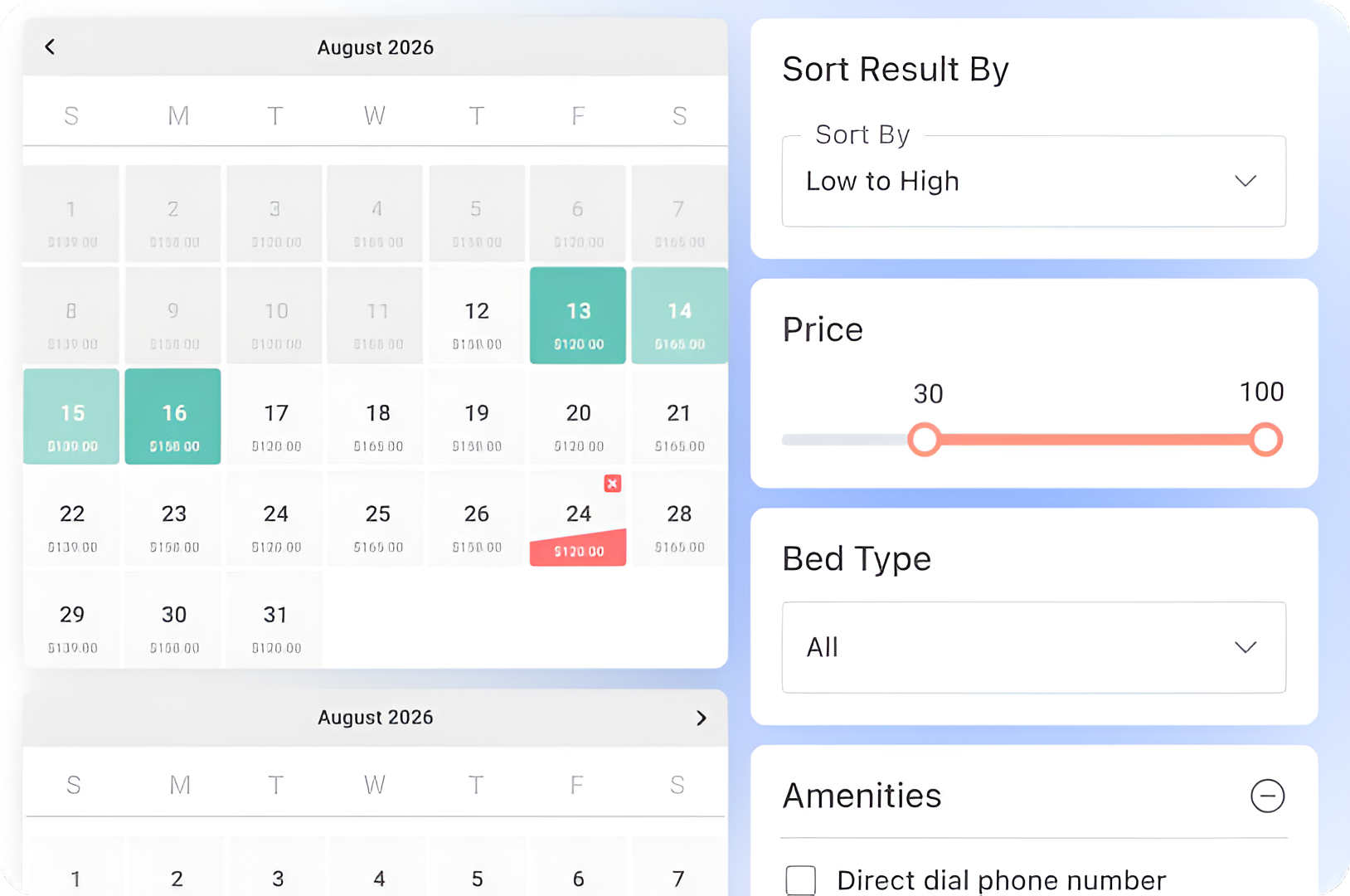 Lodging Booking Engine
