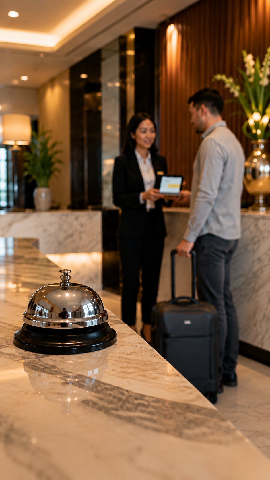 Booking management interface