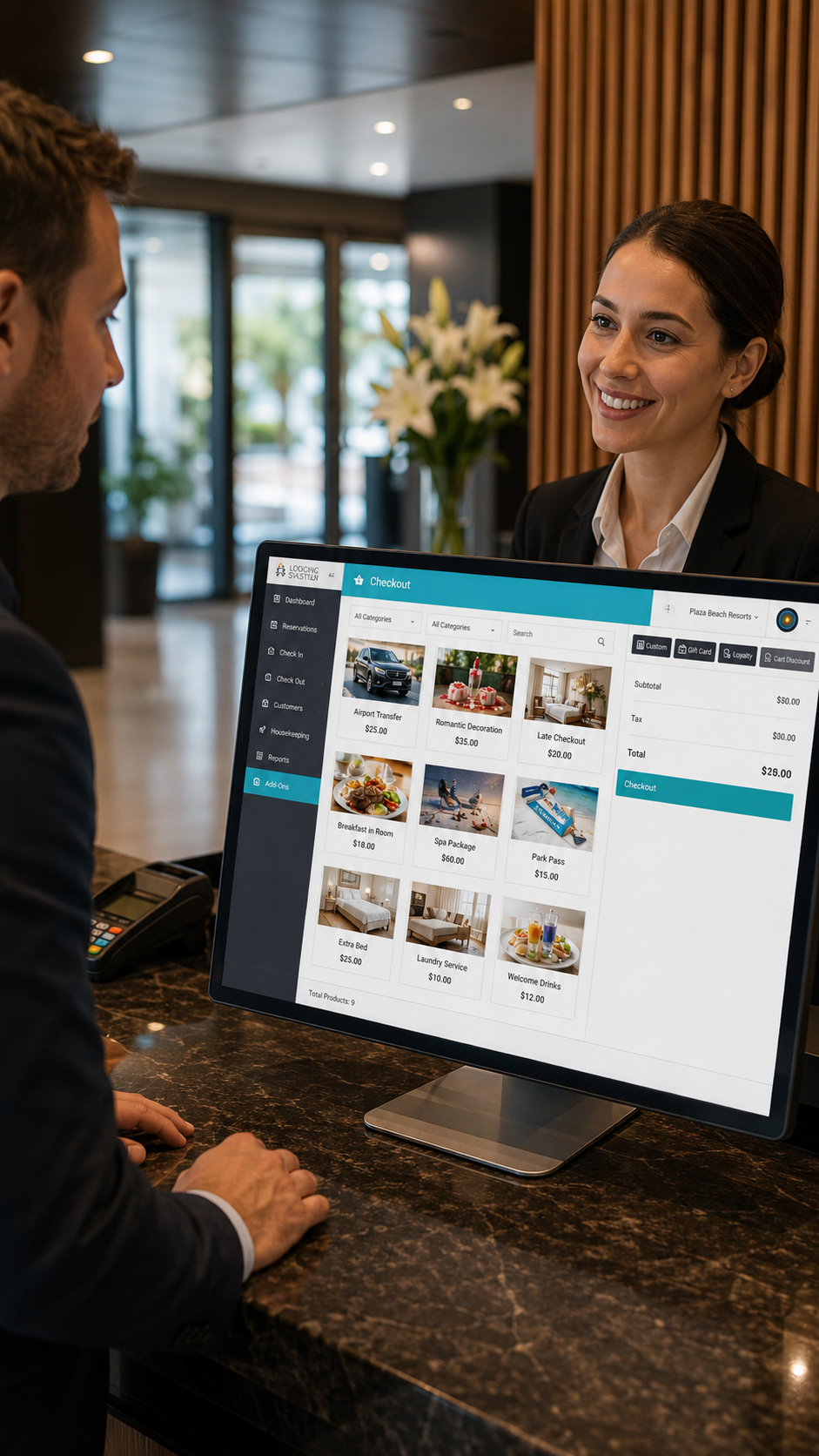 Centralized booking dashboard